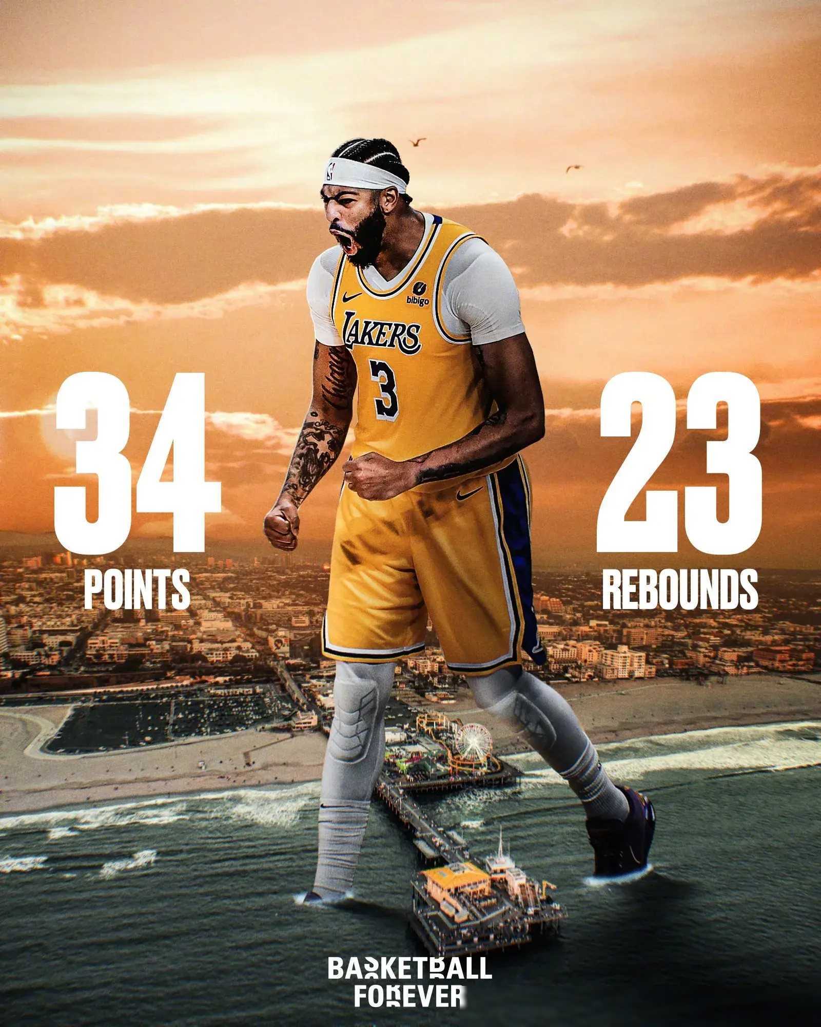 关于浓眉哥连续七场比赛得分超过突破纪录，雄鹿挑战极限！的信息